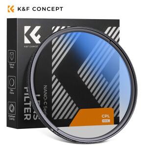 K F 컨셉 MC CPL 필터 원형 편광기 초슬림 멀티 코팅 카메라 렌즈 3740mm 43mm 52mm 82mm