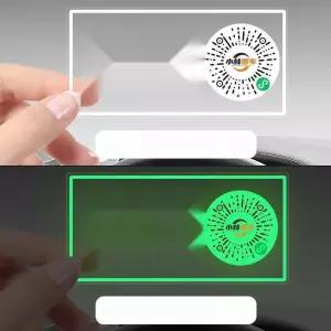 차량용 정전기식 QR코드 주차알림판 야광 반사 스티커