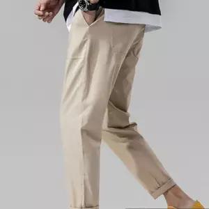 핏이 예쁜 남성 캐주얼 베이직 면바지 7부팬츠 슬랙스 uNv8+2pjn