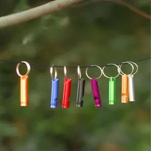 5색 호루라기 목걸이 휘슬 호각 심판 등산 축구 키링