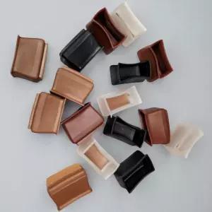 실리콘 직사각형 의자 다리캡 발커버 중형 진갈색 실리콘의자다리캡