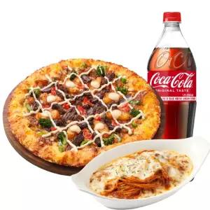 피자헛 화이트 트러플 스테이크 뇨끼 체다골드 엣지 L+리치치즈파스타+콜라 1.25L