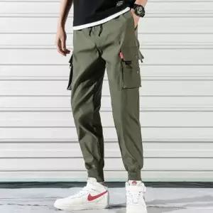 봄 카고팬츠 시보리 조거 쿨링팬츠 IS PA30N 밴딩밴츠 남자긴바지 쿨링바지 카고바지 허리밴딩 조거