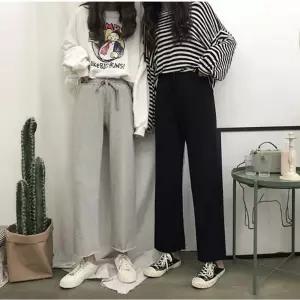 여자 9부 허리 밴딩 일자 트레이닝 팬츠 추리닝 바지 wsf9+8yKr