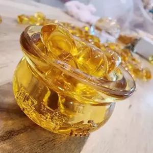 풍수 인테리어 금전운 미니 금원보 12개+복단지 세트 금원보 재물운 금전 돈 돈복 복단지 단지 복