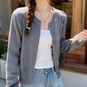 여성 라운드넥 파스텔 데일리 베이직 가디건