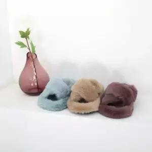 여성 털 슬리퍼 62012 WFD5E0A