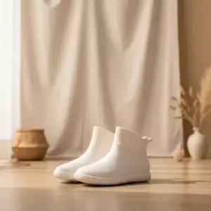 여성용 캐쥬얼 여름철 숏레인부츠