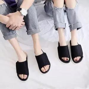 남녀공용 편한 쿠션 폭신 슬리퍼 실내화 찍찍이슬리퍼 WE8E1E4