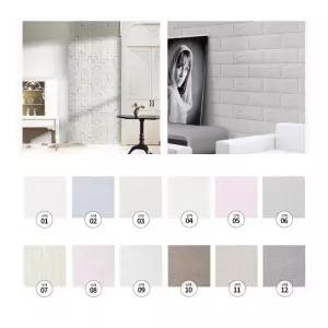 접착식 두꺼운 단열벽지 방한 셀프 시트지 100cm 20M 벽돌 4계절