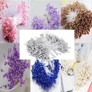 꽃만들기재료 꽃씨 꽃술 꽃수술 조화 모루꽃 재료 모루꽃다발