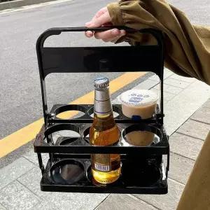 음료수 6구 트레이 컵 캐리어 배달 캠핑 홀더