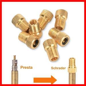 자전거 탈착식 프레스타 밸브 코어 키트 프레스타에서 슈레더로 변환 노즐 교체 어댑터 밸브 캡 및 도구 포