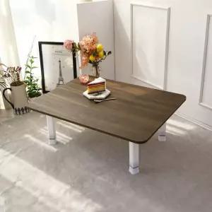 4단 높이 조절 접이식 좌식 소파 거실 테이블 800mm/공부상/밥상/유아/키즈/이동식/다용도/미니/어린이집