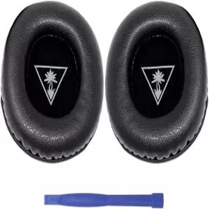 터틀 비치 XO 7 이어 패드 교체 단백질 가죽 메모리 폼 이어패드 쿠션 머프 포스 게임 헤드셋 Xbox One -