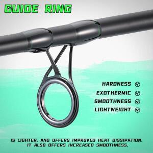 수게일랑 2.7/3.0/3.3/3.6m 잉어 낚싯대 카본 파이버 장거리 투척 3단 루어 EVA 손잡이 민물