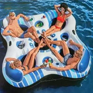 대형 보트 튜브 워터파크 리조트 바다 빠지 수영장