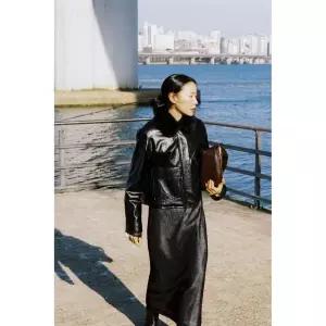 ZARA 롱 콤비 원피스 - 화이트 / 블랙