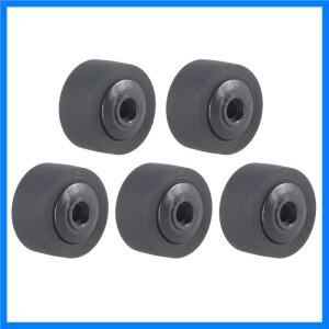 레코더 유지 보수를 위한 5개의 카세트 테이프 플레이어 핀치 롤러 휠 고무 오디오 압력 PXPE 팩