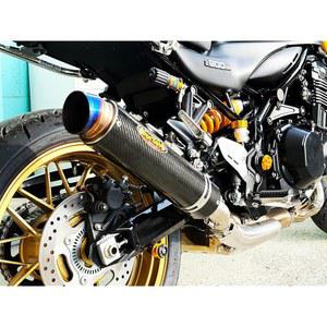 W4 18 롱 카본 사일런서 슬립온 단품 u203B 스프링 / 밴드 포함 머플러 50 8mm 8 엔드 파이프용