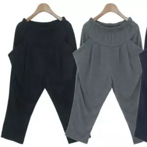 여자 편한 주머니 밴딩 배기팬츠 면 7부 바지 추리닝