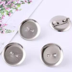 원형핀 대용량 1000개입 브로치 코사지 뱃지 리본