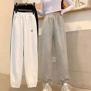 무지개 자수 조거 트레이닝 바지 허리밴딩 내추럴핏 ltW9+8gTv