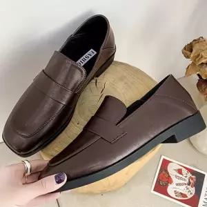 여성 뮬 두가지 타입 정장구두 플랫 로퍼 SlU1+9ebO