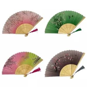 전통 대나무 접이식 태슬 부채 4종 LM-0585 AEJ7+3TiI