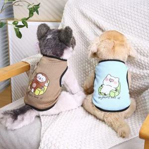 매쉬 농구복 캐릭터 데일리 나시 여름 강아지 티셔츠