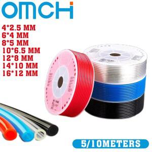 5M 10M 공압 호스 압축기 공기 4MM 튜브 12MM 5MM 16 14 10 12 8MM 파이프 10MM