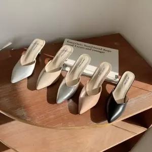 여성 스틸레토 힐 블로퍼 뮬 구두 슬리퍼 스타일 Suh1+5pep