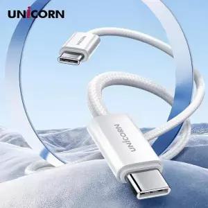 [셀러허브]유니콘 PLC-1M65W USB C to C타입 65W초고속 충전 데이터 케이블 (S46462194)