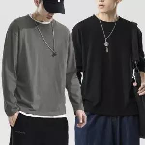 남자 여자 봄 가을 간절기 기본 무지티 긴팔 티셔츠 면티 흰티