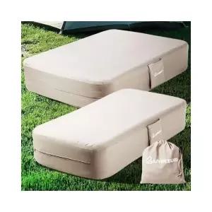 루미나D 싱글 에어매트커버 더블 패드 캠핑 매트리스 자충