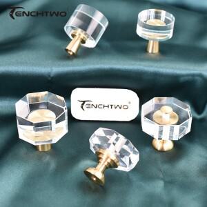 크리스탈 유리 가구 손잡이  옷장 신발 캐비닛  문 황동 드레서 서랍 당기기  빈티지 주방 액세서리