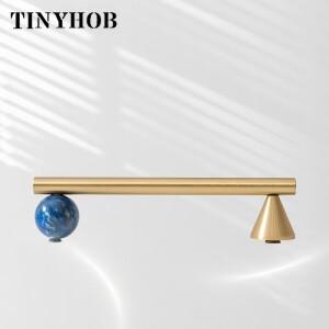 천연 크리스탈 + 황동 가구 핸들 부엌 찬장 서랍  홈 장식/핑크 캐비닛 하드웨어 장식 손잡이