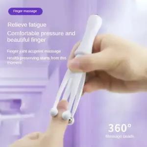 새로운 손가락 마사지기 360도 롤링 강철 볼 마사지 관리 도구