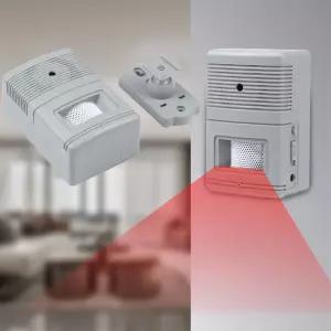 적외선 동작감지 무선 알림벨매장문열림센서 PIR 침입경보기 자동환영도어 가게알림 현관 다기능차임 알림