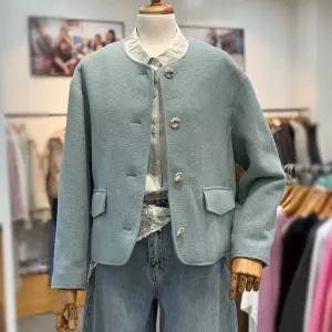 써스데이아일랜드 라운드 모직 자켓 t246ajk533 1129473