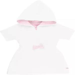 러플버츠 여아 화이트 핑크 시어서커 테리 후드티 수영복 커버업 - 10