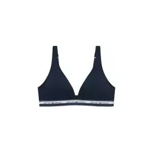 매장정품 EMPORIO ARMANI UNDERWEAR 엠포리오 아르마니 언더웨어 여성 로고 라인 밴딩 트라이앵글 브라_마