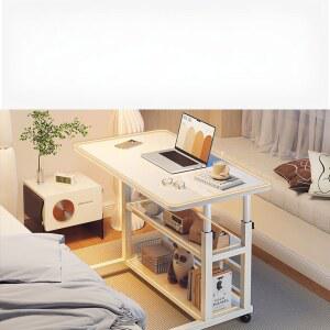 바귀달린 50X30 이동식 테이블 스탠바이미고거치대 단층 흰색 거치대 스텐바이미고 제품