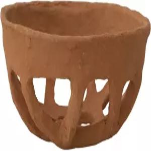 크리에이티브 협동 장식 수제 종이 마체 바구니 러스트