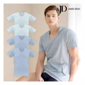 제임스딘 남 순면 컬러 반팔런닝 혼합4종 184468