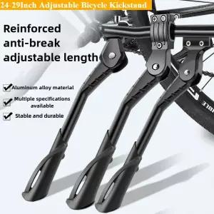 24-29인치 조절 가능한 자전거 킥스탠드 알루미늄 합금 MTB/폴딩 바이크/스노우/전기차 사이드 발받침대