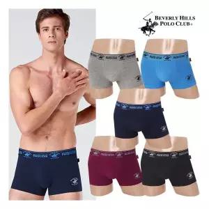 비버리힐즈폴로클럽 0105 남성 드로즈 팬티 사각 남자팬티 5종세트 184272