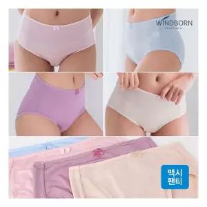 By 윈드본 인견 여성 누디미디맥시 팬티 4칼라 택1 ~105 184158