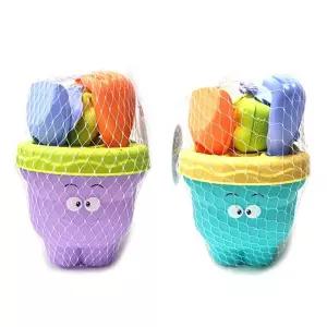 큐티 버켓 모래놀이1007 -랜덤 찍기 모양틀 물완구 장난감 비치 물장난감