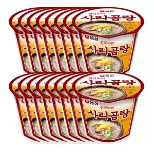 사리곰탕큰사발 111g 16개 박스